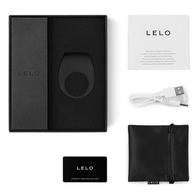 LELO Tor 2 Black vibrerande penisring Lelo