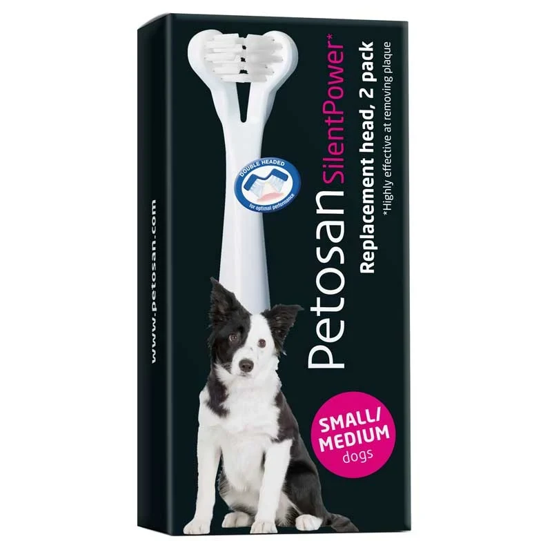 Petosan Refill Borsthuvud Elektrisk Tandborste S/M 2 st Petosan