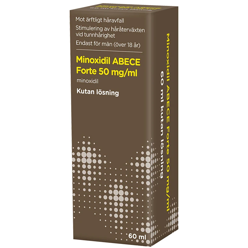 Minoxidil ABECE Forte Kutan lösning 50mg/ml Flaska, 60ml ABECE