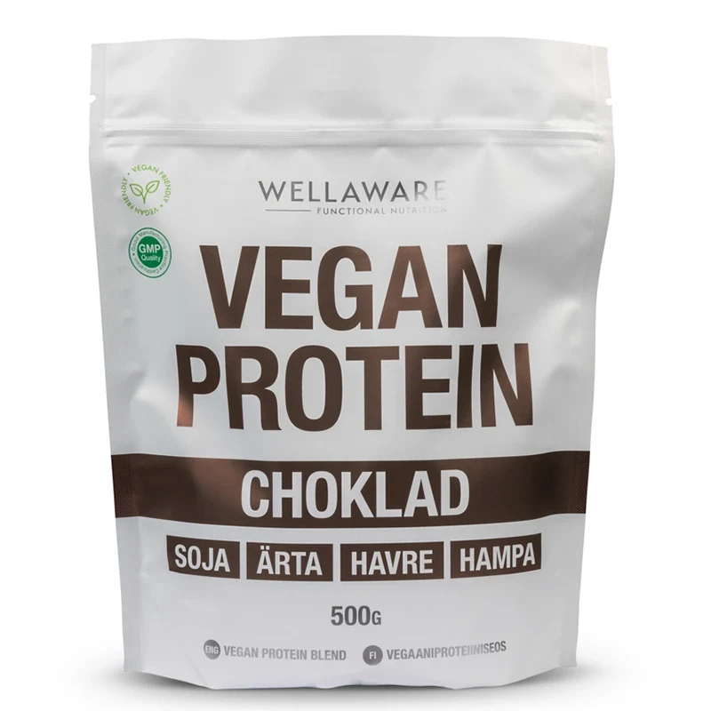 WellAware Vegan Protein Blend Choklad 500 g WellAware