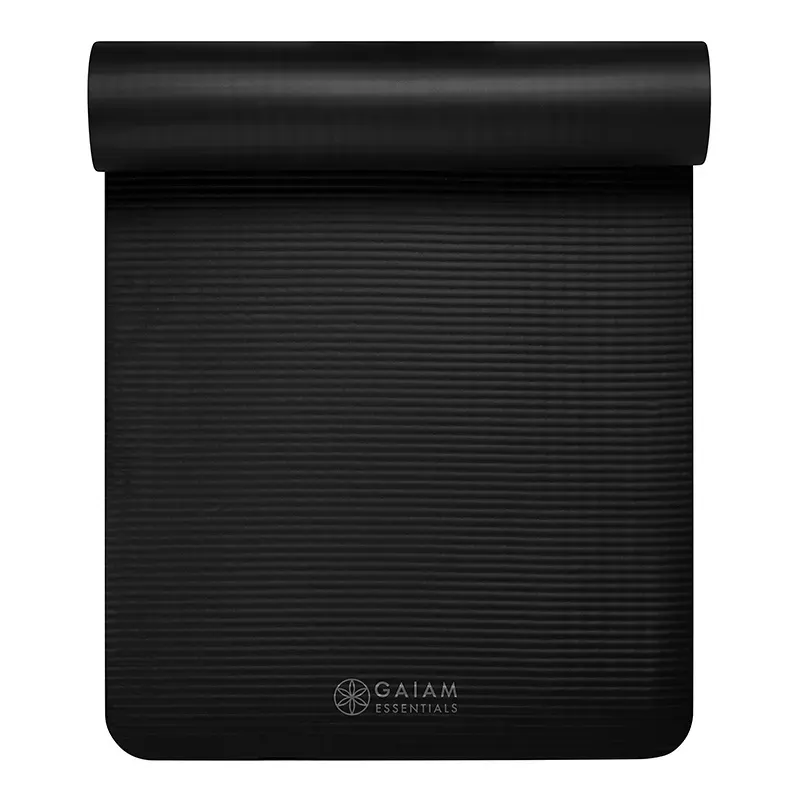 Gaiam Essentials Fitness Mat 10 mm Black Gaiam
