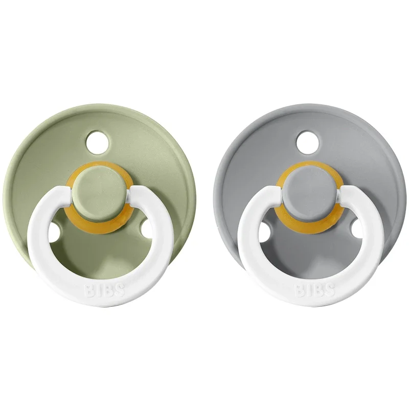 BIBS Napp Sage / Cloud Night 0-6 månader 2-pack Bibs