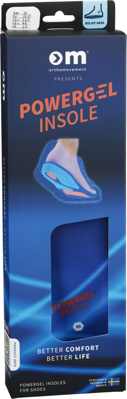 Ortho Movement Powergel Insole 35-37 Ortho Movement