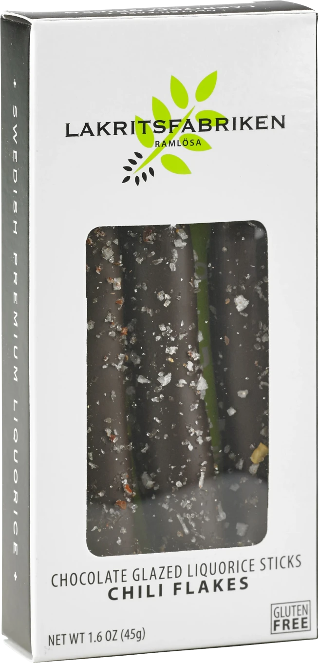 Lakritsfabriken Liquorice Sticks Dark Chocolate & Chili 45 g Lakritsfabriken