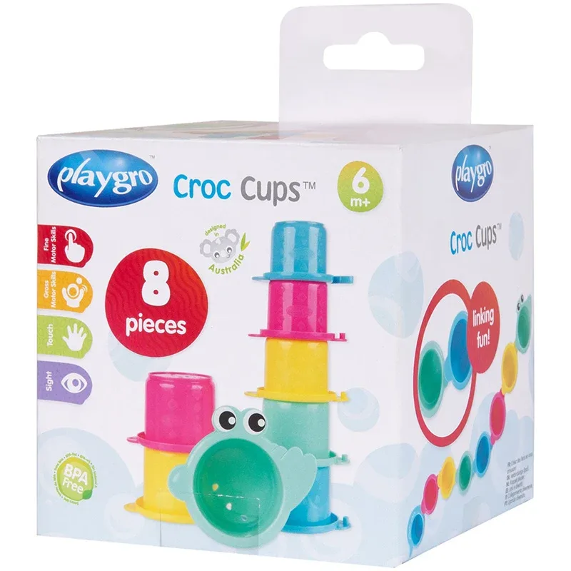 Playgro MF Crocodile Cups Playgro