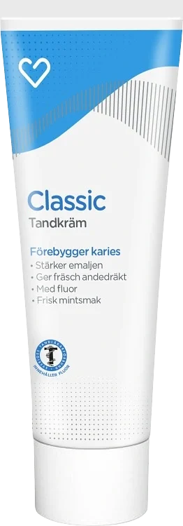 Hjärtats Tandkräm Classic 75 ml Hjärtats