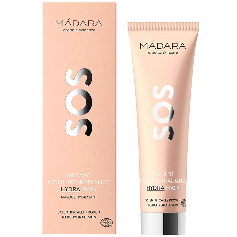 Mádara SOS Hydra Instant Moisture+Radiance Mask 60 ml Mádara