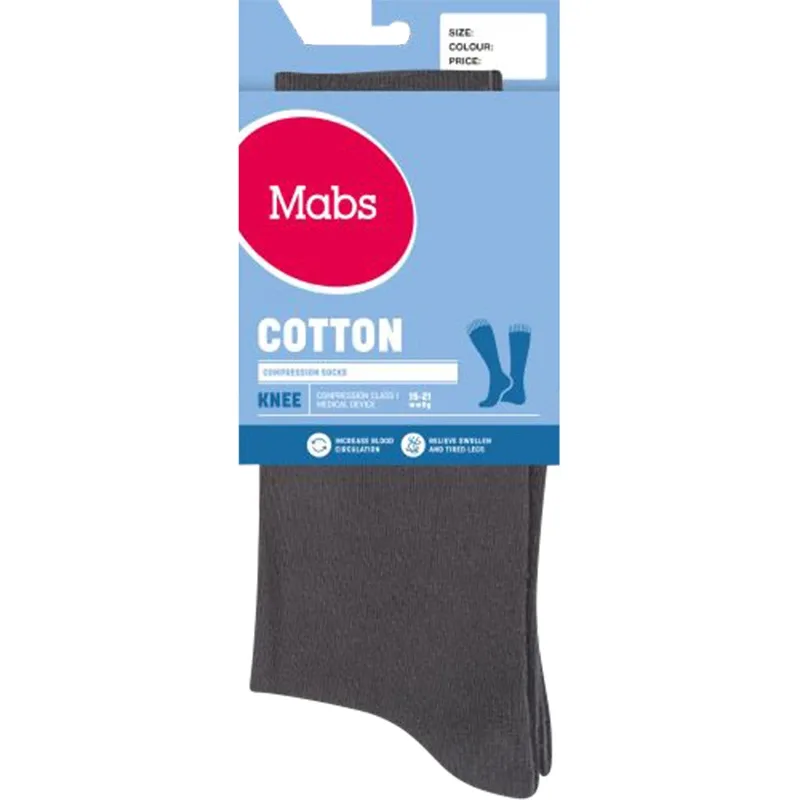 Mabs Cotton Knee Grey XXL Mabs