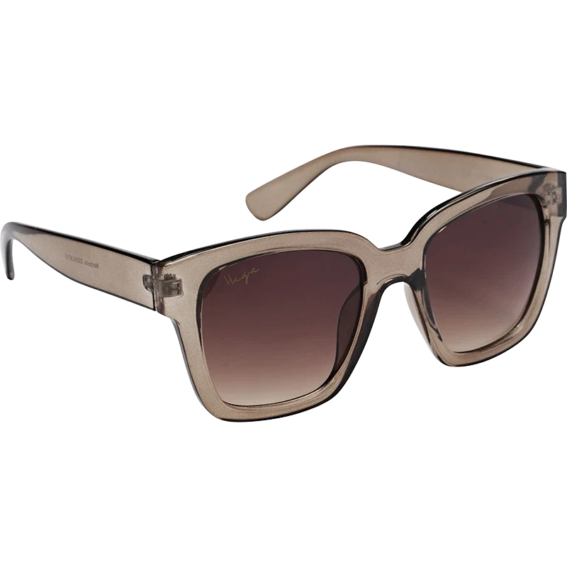 Haga Eyewear Solglasögon Marbella Transparent Khaki Brown Gradient lens Haga Optik