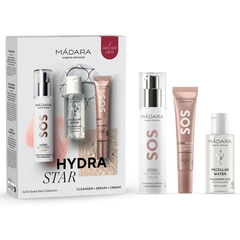 Mádara SOS Hydra Star collection set 50/15/50ml Mádara
