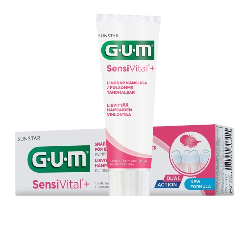 GUM Sensivital+ Tandkräm 75 ml Gum