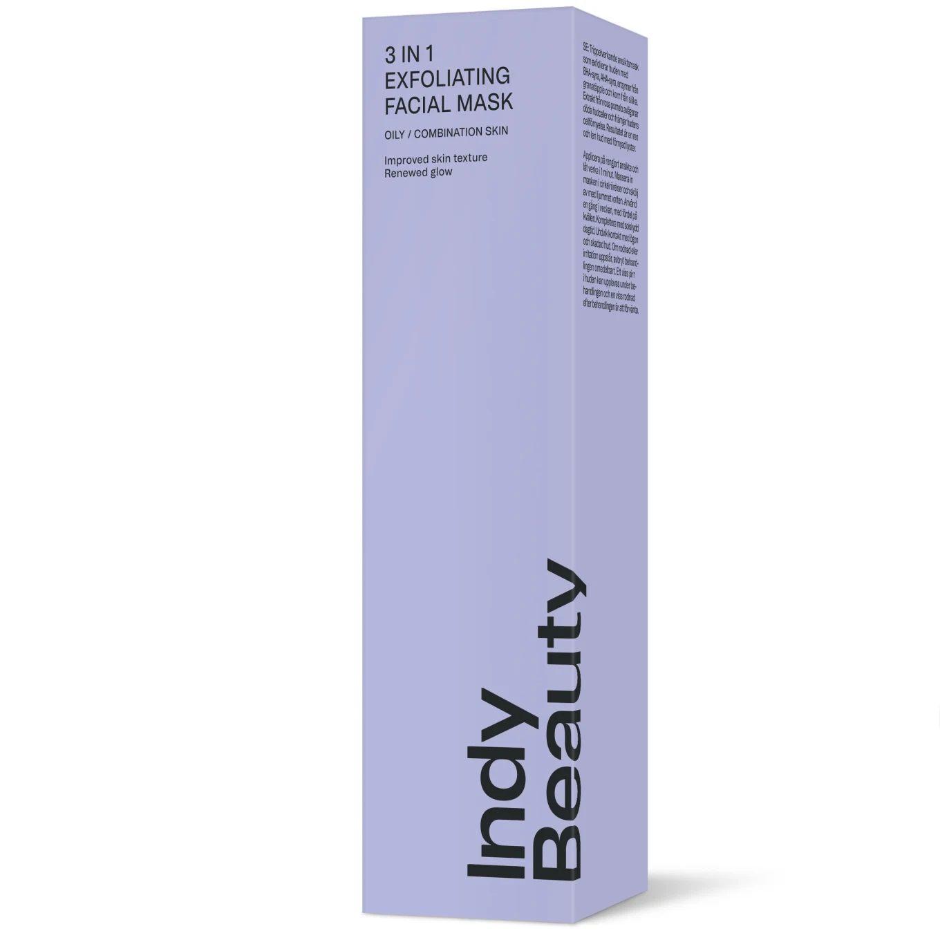 Indy Beauty 3in1 Exfoliating Facial Mask oparfymerad 75 ml Indy Beauty