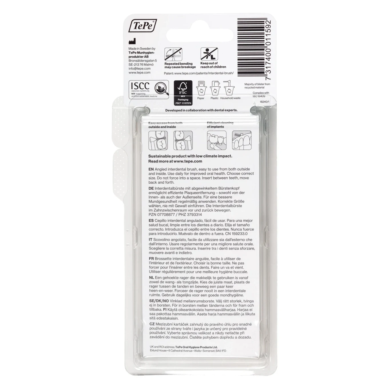 TePe Angle 6 st 0,7 mm TePe