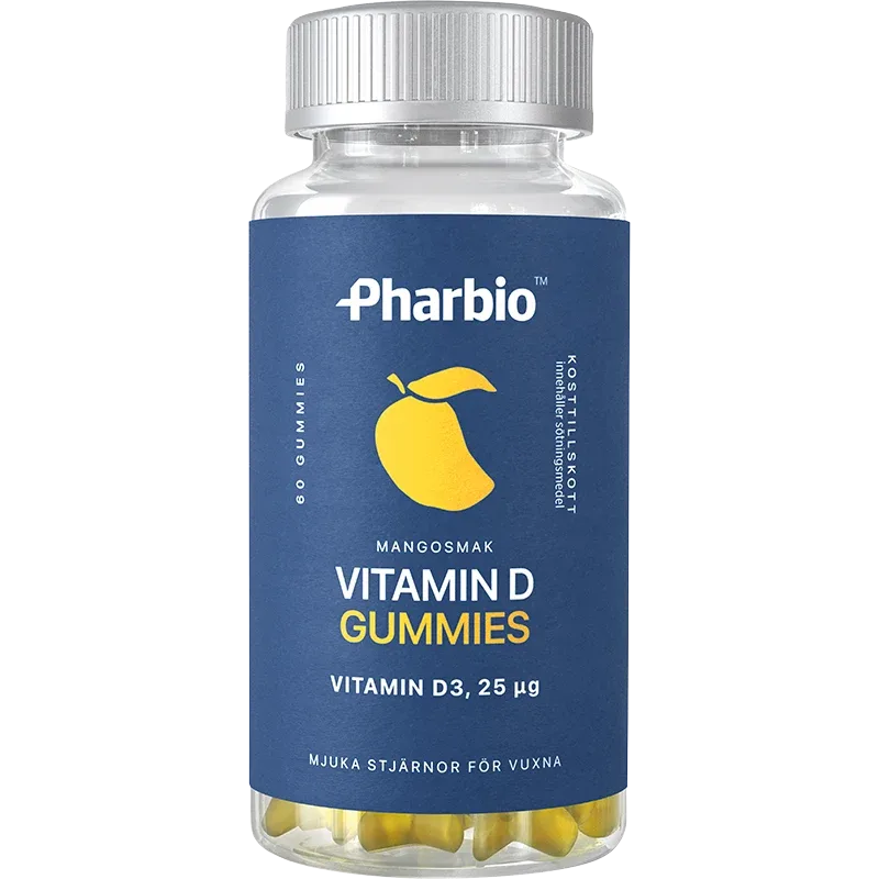 Pharbio D-Vitamin Gummies 60 st Pharbio
