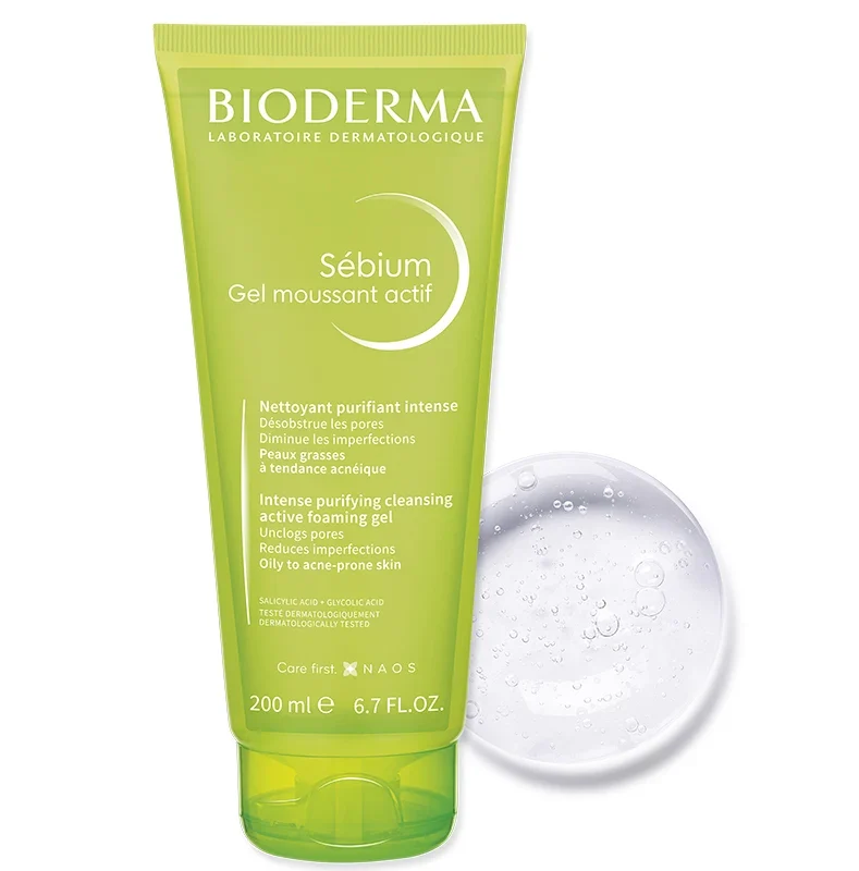 Bioderma Sebium Gel Moussant Actif 200 ml Bioderma