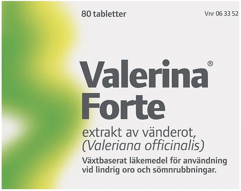 Valerina Forte Filmdragerad tablett Blister 80 st Valerina