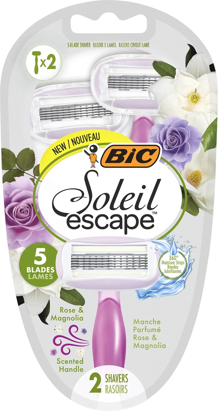 BIC Soleil Escape Rakhyvlar för Kvinnor 2-pack BIC