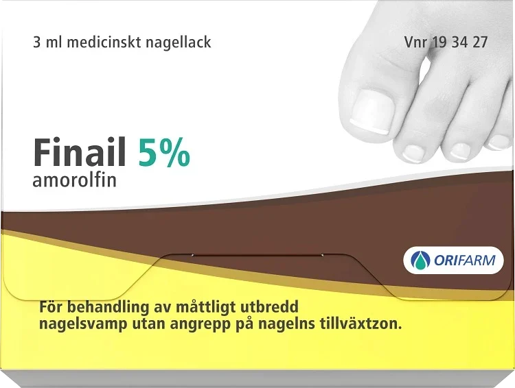 Finail medicinskt nagellack 5% 3 ml Finail
