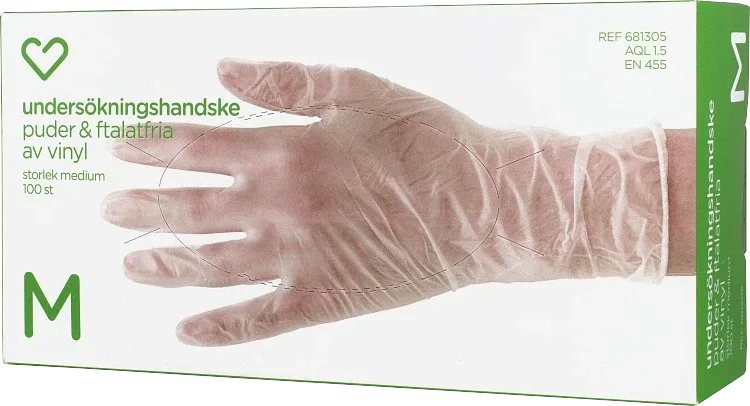 Hjärtats undersökningshandske 100 st M Hjärtats