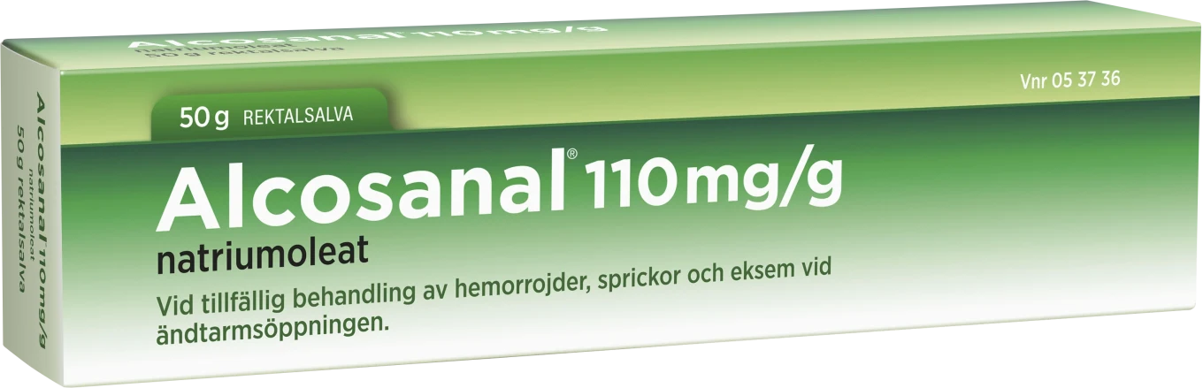 Alcosanal Rektalsalva 110 mg/g 50 g Alcosanal