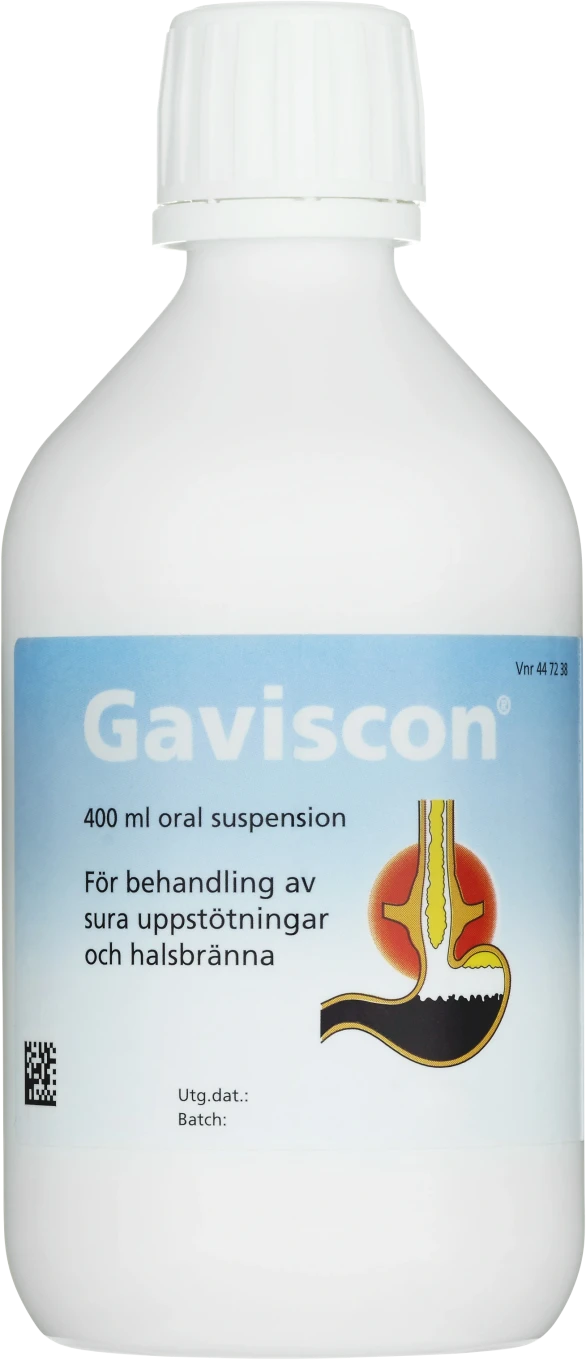 Gaviscon® Oral suspension Plastflaska, 400ml Gaviscon