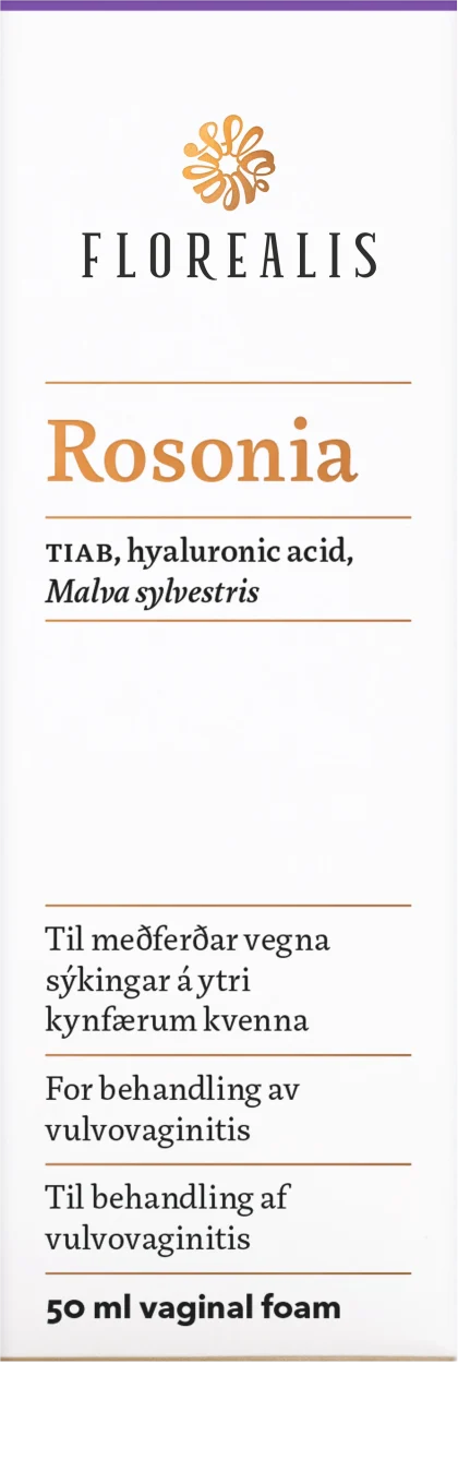 Florealis Rosonia 50 ml vid obehag i underlivet Florealis