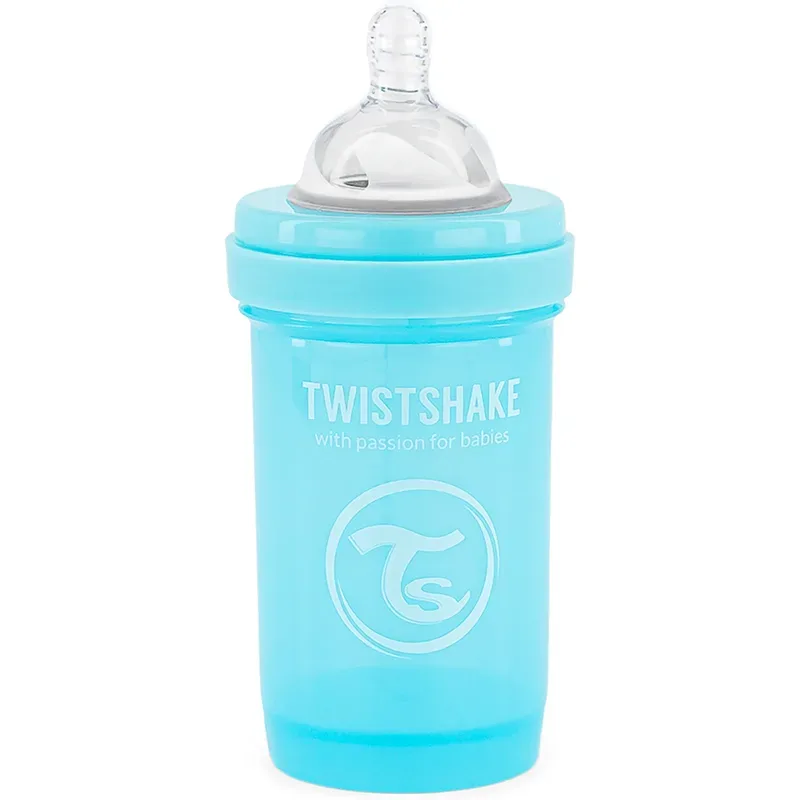 Twistshake Anti-Colic nappflaska 180 ml Pastell Blå Twistshake