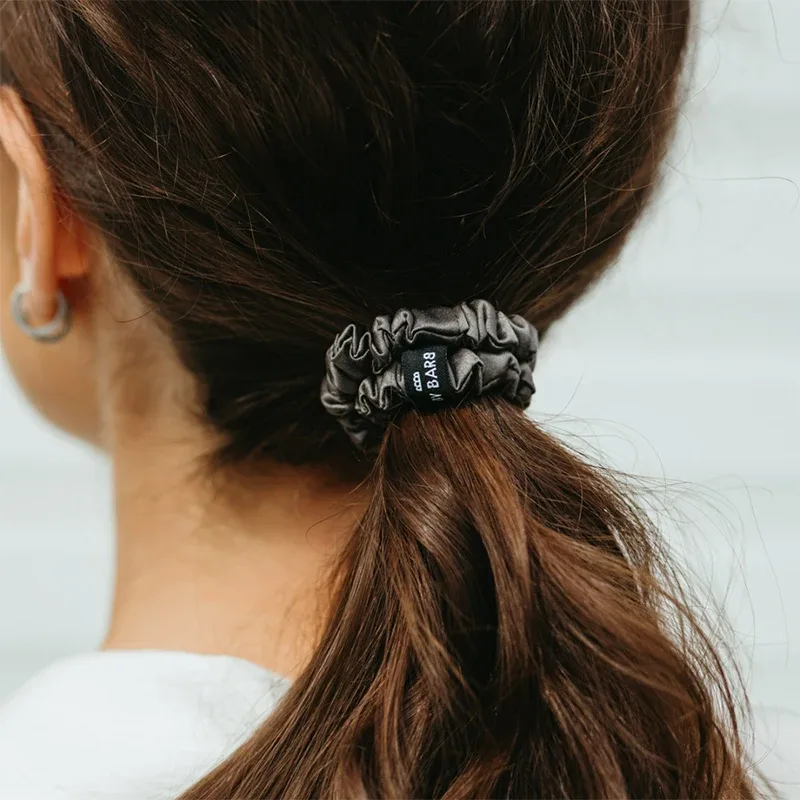 ByBarb Sidensnodd Tunn Mörkgrå ByBarb