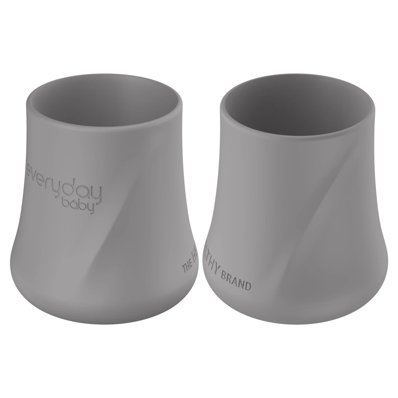 Everyday Baby Silikonmugg Quiet Grey 2-pack Everyday Baby