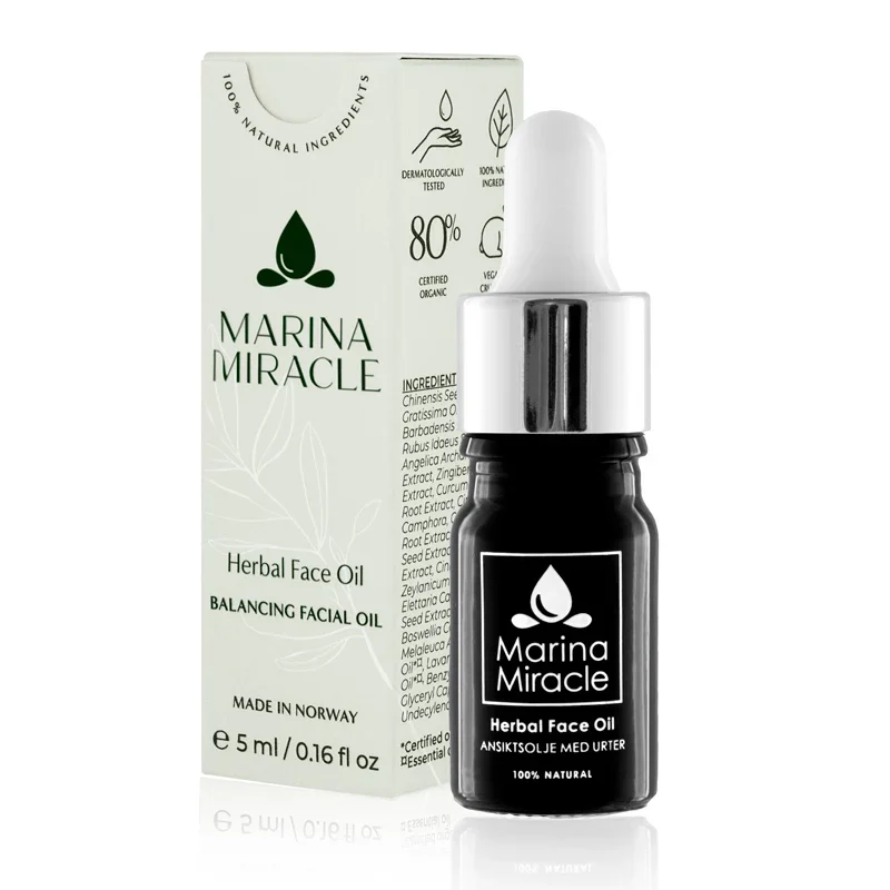 Marina Miracle Herbal Face Oil Small 5 ml Marina Miracle