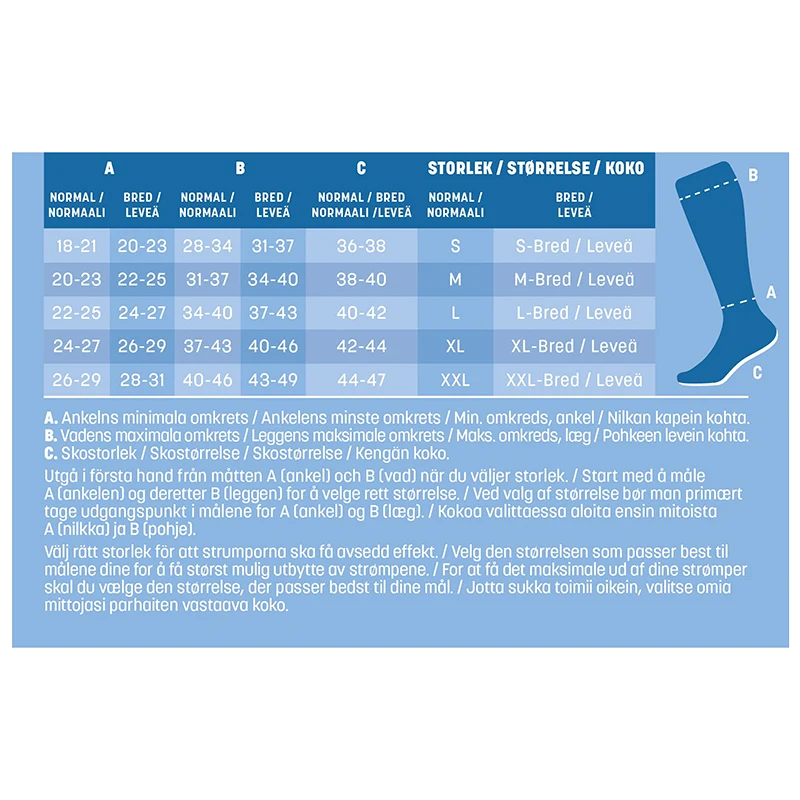 Mabs Cotton Knee Black 1 par S Mabs