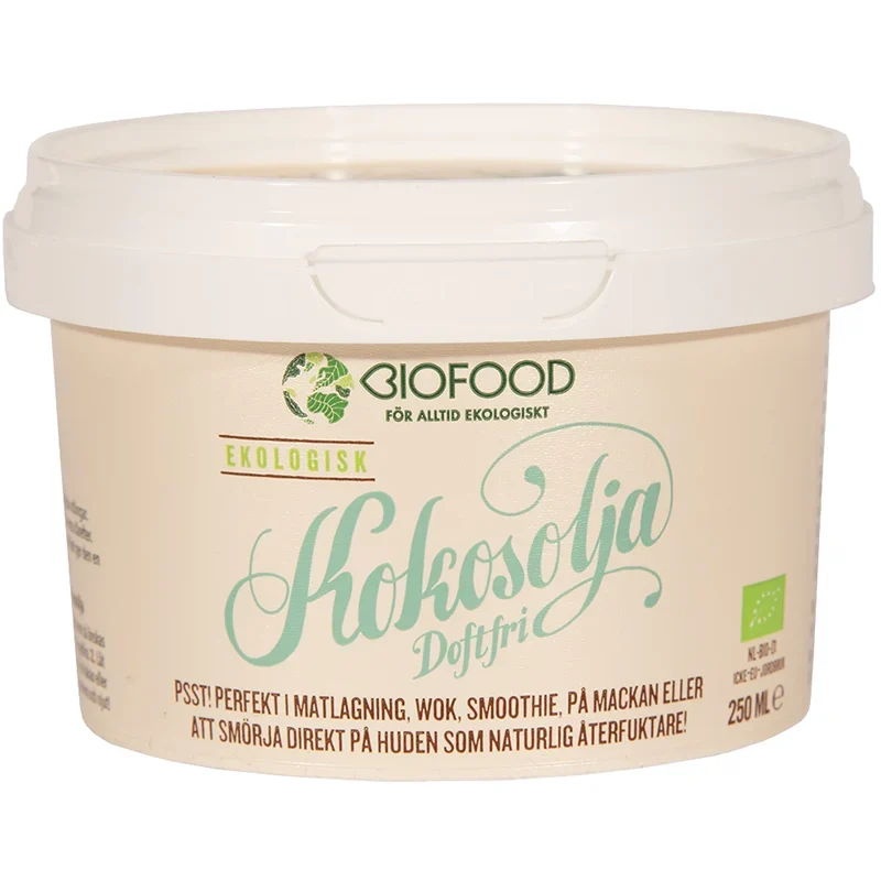 Biofood Kokosolja Doftfri 250 ml Biofood