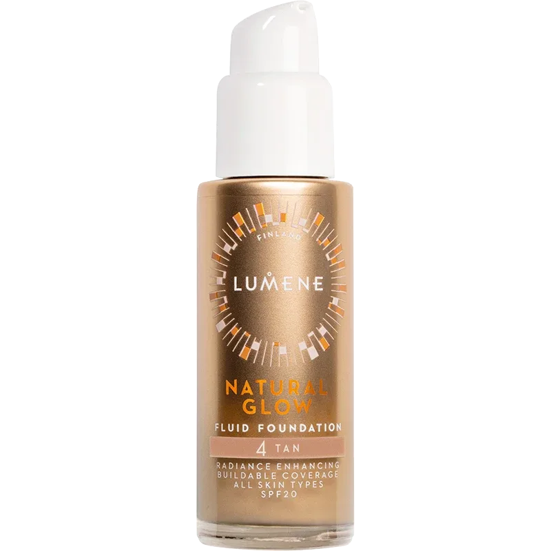 Lumene Natural Glow Fluid Foundation SPF 20, 30 ml 4 Tan Lumene