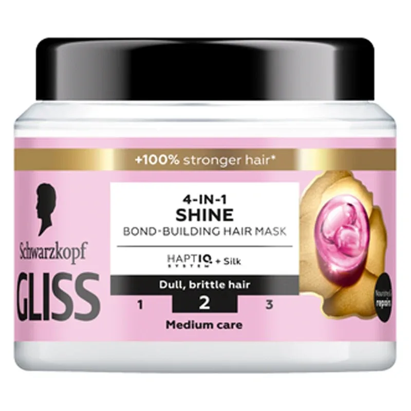 Schwarzkopf Gliss 4-In-1 Shine Bond-Building Hair Mask 400 ml Schwarzkopf