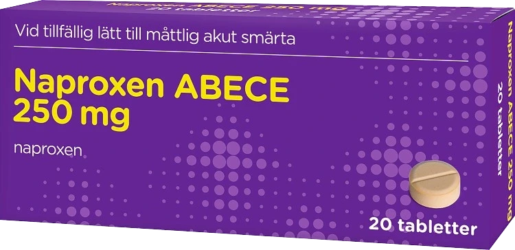 Naproxen ABECE tablett 250 mg 20 st ABECE