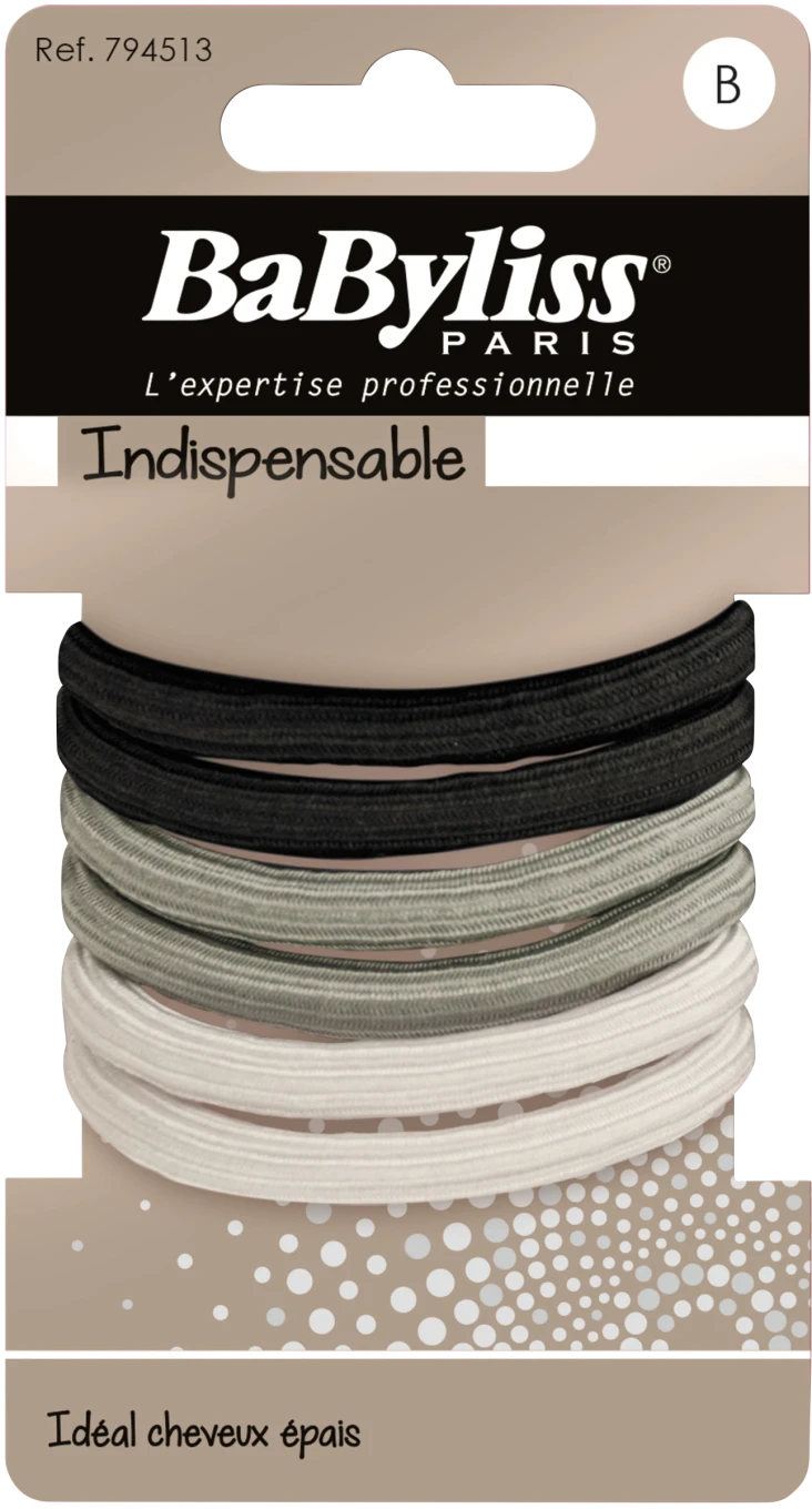 BaByliss Tjock hårnodd 6 st BaByliss