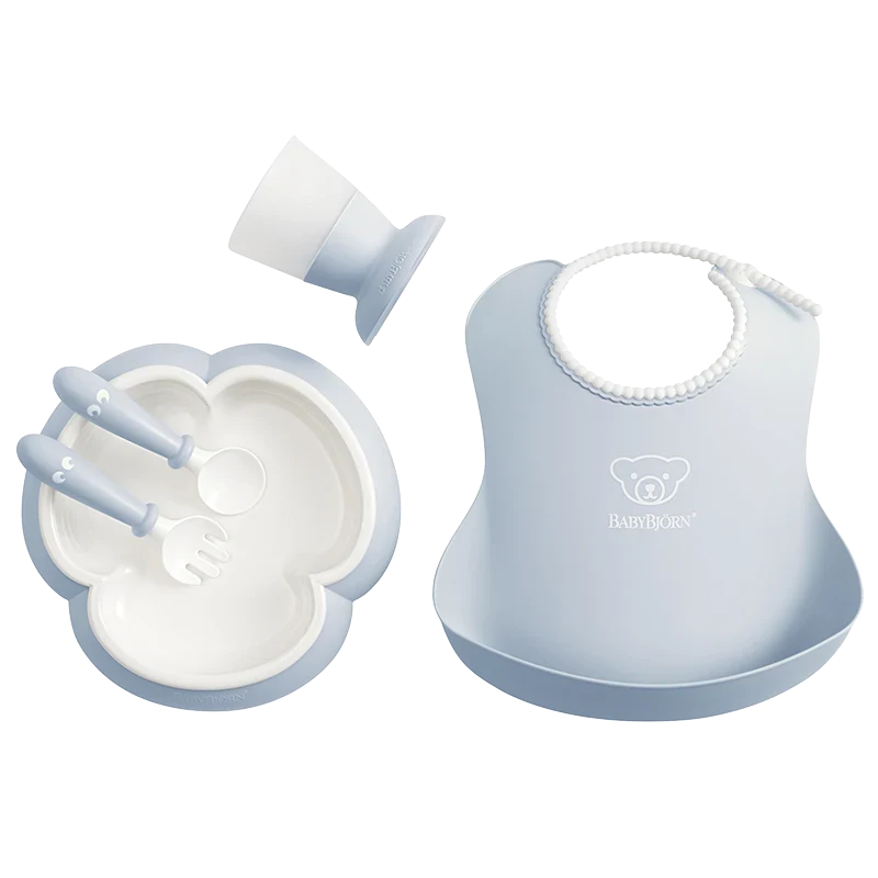 BabyBjörn Middagsset Blekblå BabyBjörn