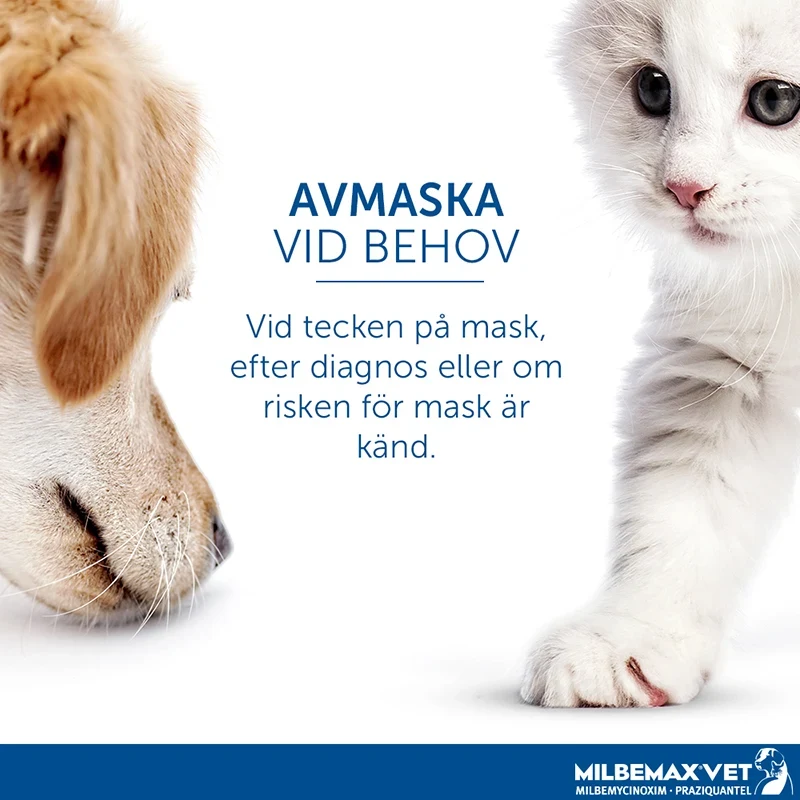 Milbemax vet. tuggtablett för hund (1-5 kg) 2,5 mg/25 mg 2 st Milbemax