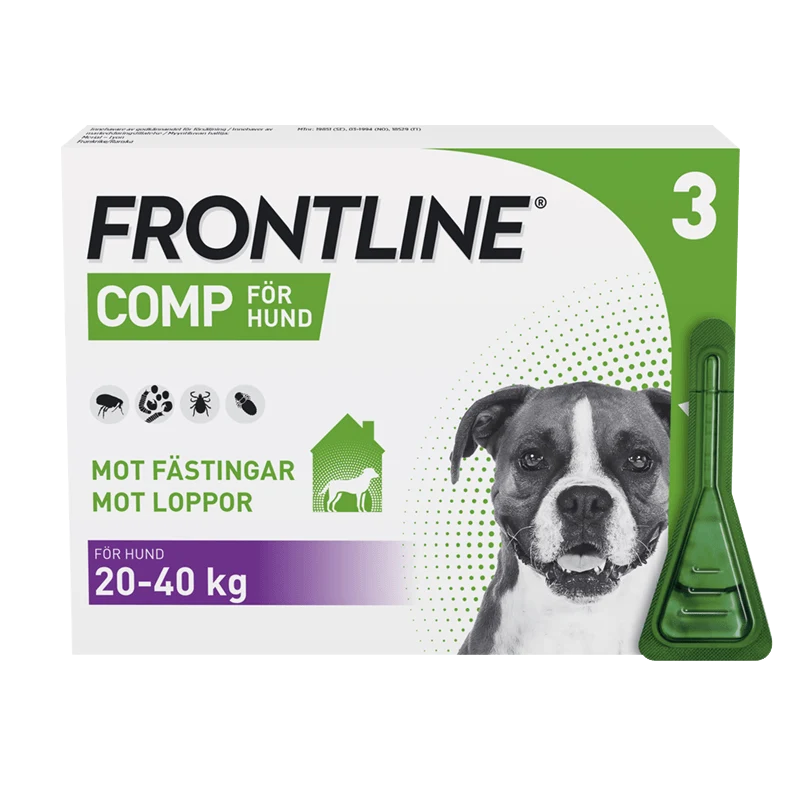 Frontline Comp Spot-on lösning för stor hund 268 mg/241,2 mg 3 x 2,68 ml Frontline