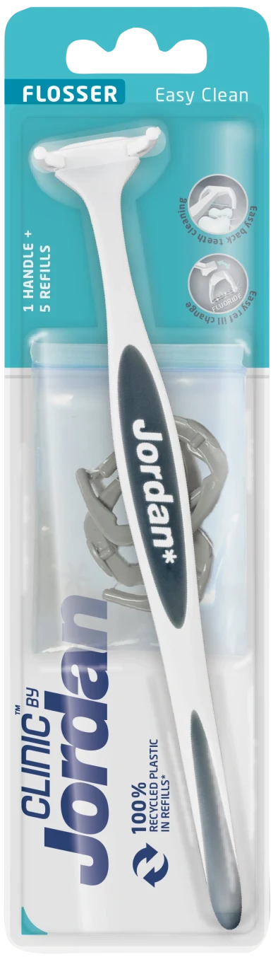 Jordan Clinic Easy Clean Flosser Starter + 5 Refill Jordan