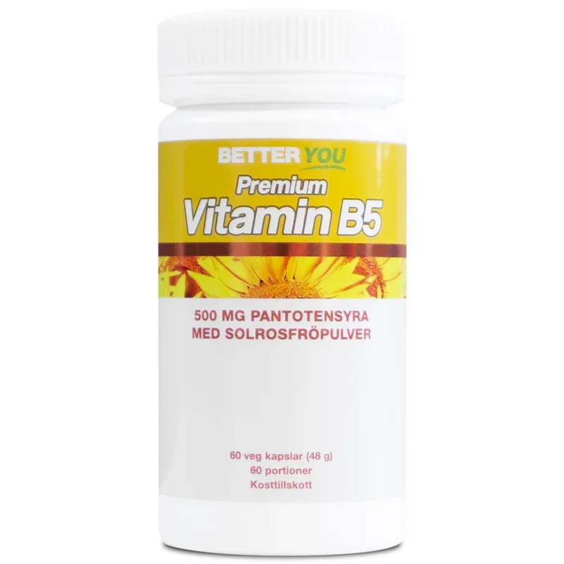 Better You Premium Vitamin B5 60 kapslar Better You