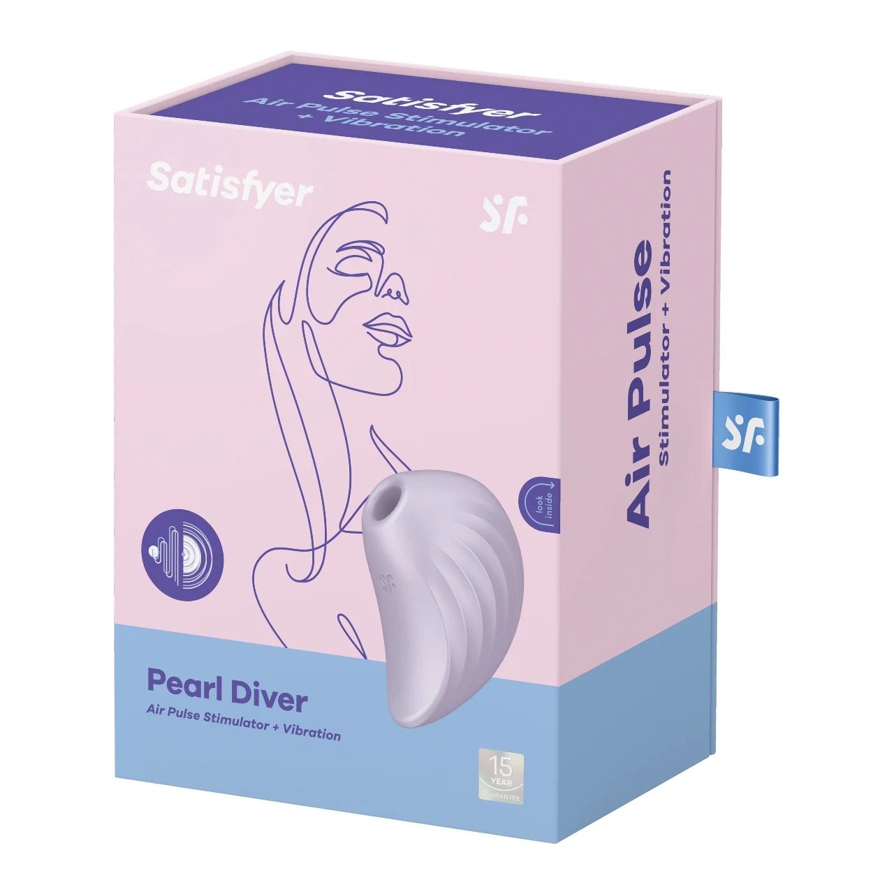 Satisfyer Pearl Diver Lufttrycksvibrator Violet Satisfyer