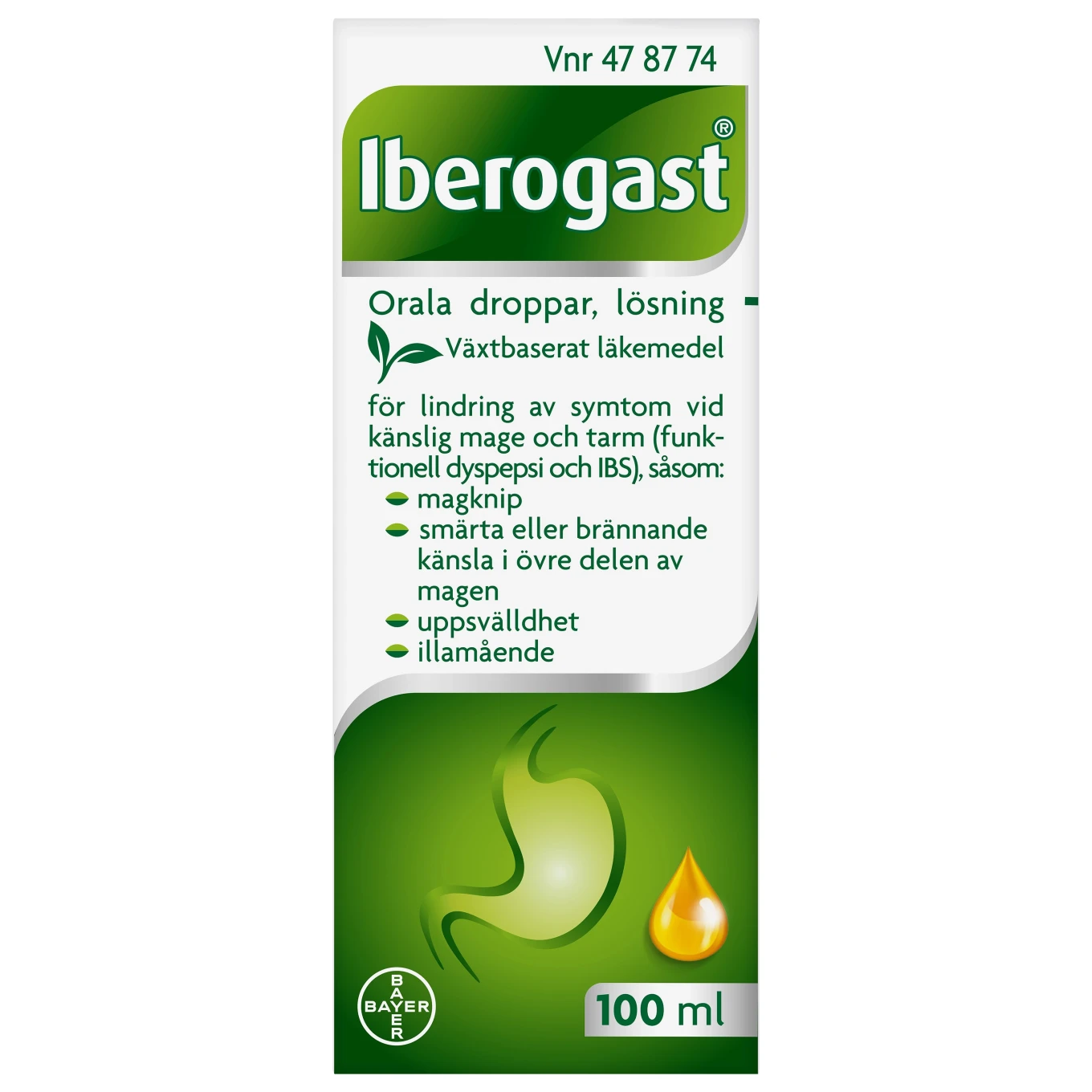 Iberogast orala droppar 100 ml Iberogast
