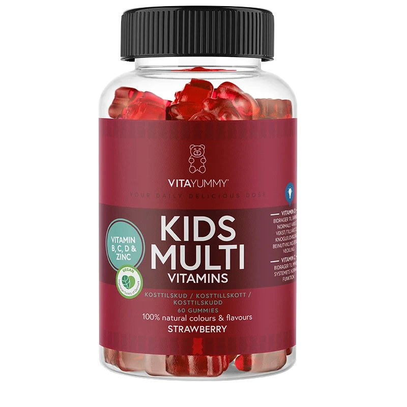VitaYummy Kids Multivitamin Strawberry 60 st VitaYummy