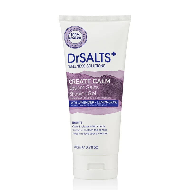DrSALTS+ Create Calm Epsom Salts Shower Gel 200 ml Drsalts+