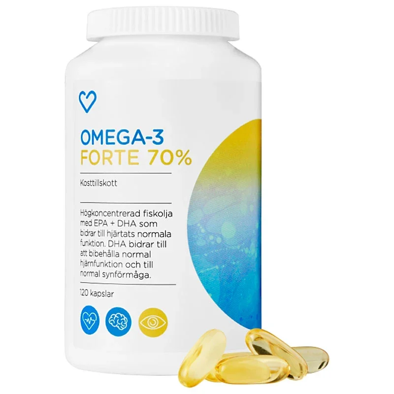 Hjärtats Omega-3 Forte 120 st Hjärtats