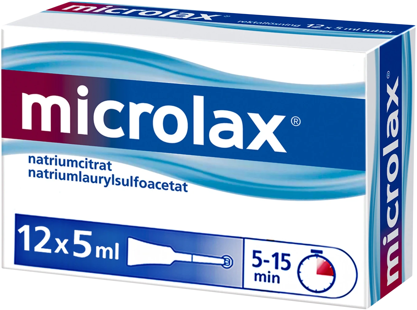 Microlax rektallösning tub 12 x 5 ml Microlax