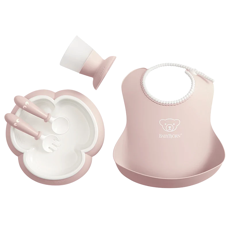 BabyBjörn Middagsset Blekrosa BabyBjörn
