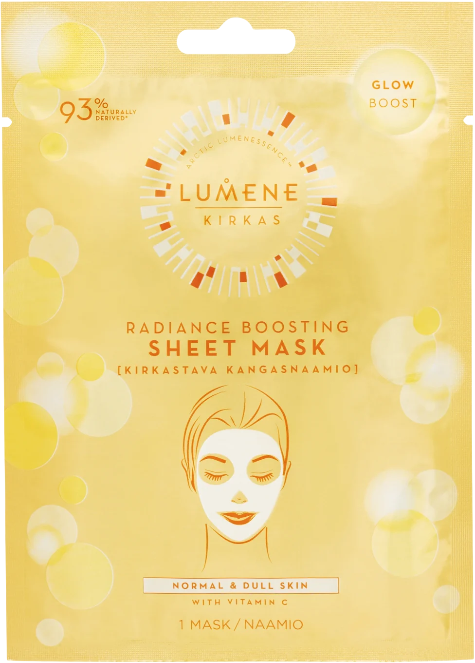 Lumene Kirkas Radiance Boosting Sheet Mask 1 st Lumene