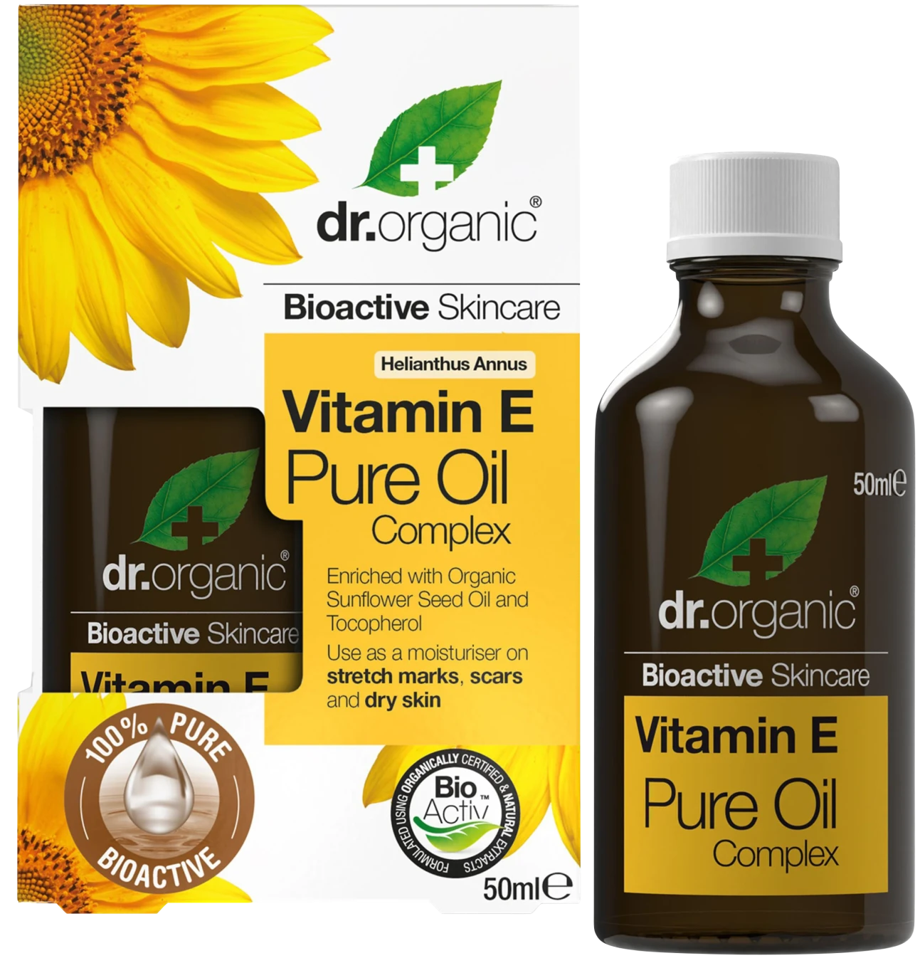 Dr. Organic Vitamin E Pure Oil 50 ml Dr.Organic